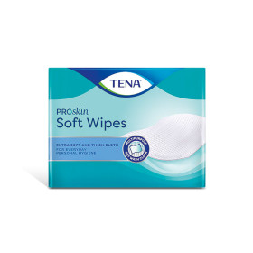 TENA Soft Wipe ProSkin - Lingettes sèches 30x32 cm - X135