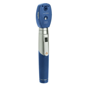 Ophtalmoscope LED mini 3000 avec piles - Bleu