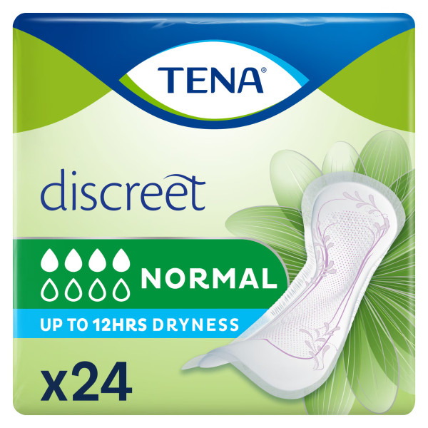 TENA Discreet Normal Serviettes absorbantes X24