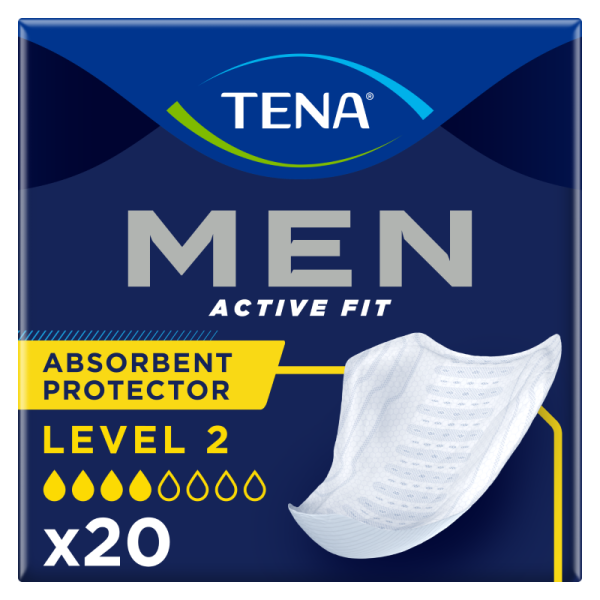 TENA Men Active Fit Medium Niveau 2 Protections absorbantes X20