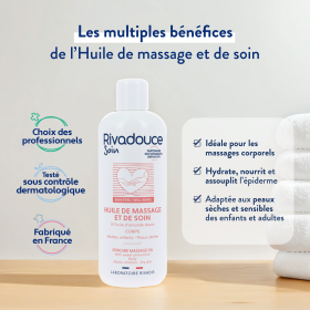 Huile de massage et de soin Rivadouce