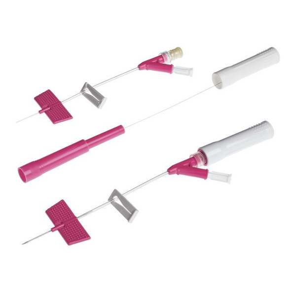 Cathéter sécurisé BD Saf-T Intima™ 2 voies (Y), 20 G. La boîte de 25.