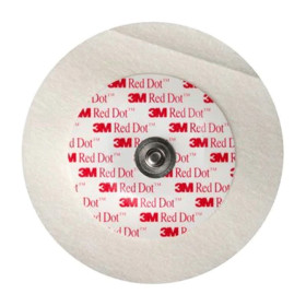 Electrode de surveillance ronde - Support microporeux 3M™ Red Dot™ 