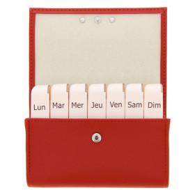 Pilulier Pilbox Liberty - Rouge