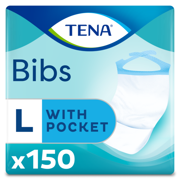 TENA Bib M/L 37 x 66 cm Protections pour repas X150