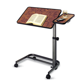 Table de lit diffusion ronce de noyer