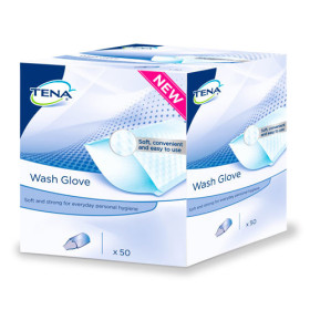 TENA Wash Glove Soft&Strong X50