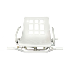 Siège de bain pivotant accoudoirs relevables Edora