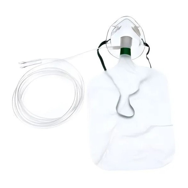 Masque oxygène haute concentration adulte tubulure 210 cm