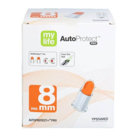 Aiguilles de sécurité mylife AutoProtect PRO 29G x 8mm - x100