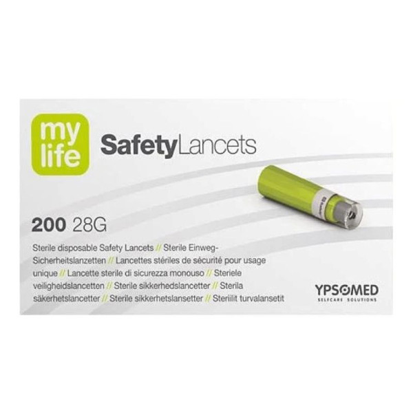 Lancettes 28G mylife multicolour - x200