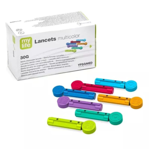 Lancettes 30G mylife multicolour - x200