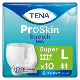 TENA Stretch ProSkin Day Large Sous-vêtement absorbant à attaches 