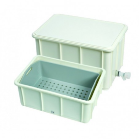 Instrubac 40 litres avec robinet + panier