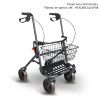 Rollator 4 roues MOOV'GO - Gris