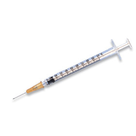 Seringue BD Plastipak™ avec aiguille BD Microlance™ 25 G prémontée
