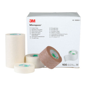 Sparadrap 3M™ Micropore™ sans dévidoir 5 m x 2,5 cm