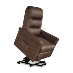 Fauteuil releveur 1 moteur Emile - Chocolat