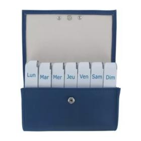 Pilulier Pilbox Liberty Bleu marine