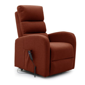 Fauteuil releveur 1 moteur - KOZY SERENITY - Terracota