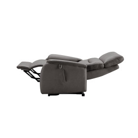Fauteuil releveur 4 moteurs - Modena - Gris foncé