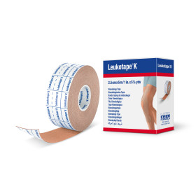 Bande adhésive élastique Leukotape K Chair 5 m x 2,5 cm   
