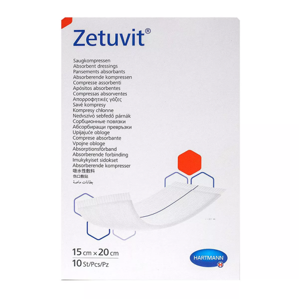 Pansement absorbant Zetuvit Stérile 15 x 20 cm