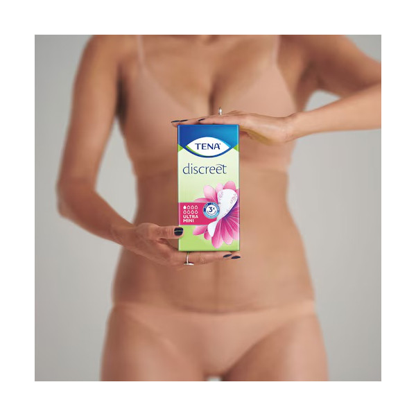 TENA Discreet Ultra Mini Serviettes absorbantes X28