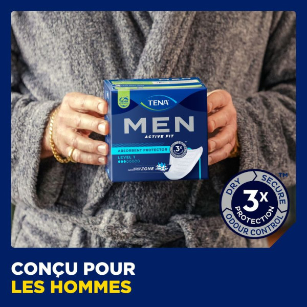 TENA Men Active Fit Light Niveau 1 Protections absorbantes X24