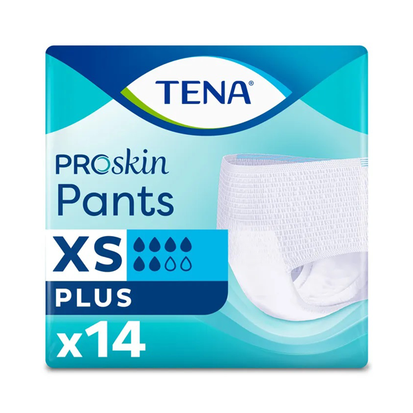 TENA Pants ProSkin Plus Xsmall Sous-vêtements absorbants X14