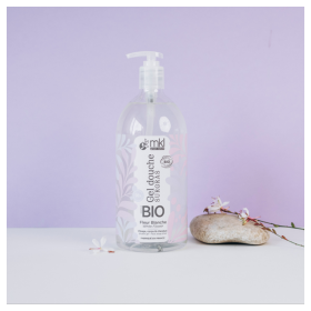 Gel douche Surgras Bio 1L - Fleur Blanche