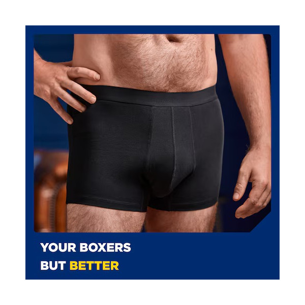 TENA Men Protection lavable Boxer Noir XL X1