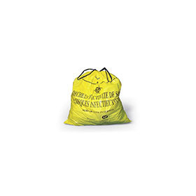 Sac lien coulissant pour Dasri 30 L, 500 x 650 mm, 20 microns - Le carton de 500.