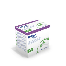 Aiguille Unifine Pentips pour stylo à insuline - 32 G / 4 mm