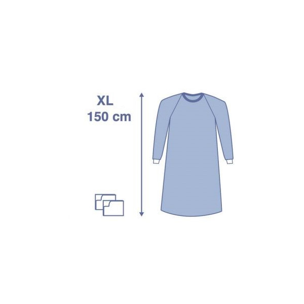 Casaque de chirurgie XL + 2 essuie-mains