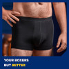 TENA Men Protection lavable Boxer Noir L X1